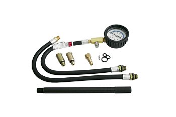 Kompresmetr pro benzínové motory 10 - 25 bar, adaptéry 10,12,14 a 18 mm - produktové foto