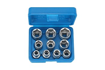 Hlavice nástrčné 1/2", 6ti hran 3/8" - 15/16", sada 10 dílů - produktové foto