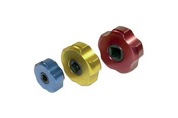Nástavce šroubovací ráčnové 1/4",3/8",1/2", barevné rozlišení - produktové foto