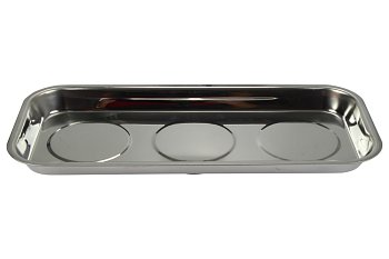 Miska magnetická 350 x 150 mm, nerezová - produktové foto