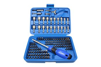 Bity 1/4", šroubovák pro bity 1/4", sada 122 dílů - produktové foto