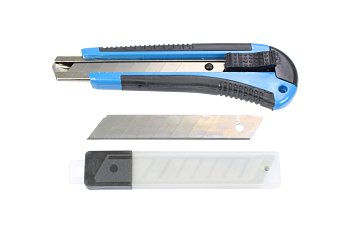 Nůž odlamovací 0.50/18 mm, automatická aretace, 6 náhradních čepelí - produktové foto