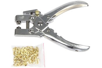 Kleště děrovací a nýtovací, na duté nýty 4,4 mm, 100 nýtů - produktové foto