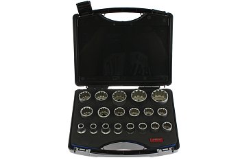 Hlavice nástrčné 1/2", VarioPlus 8 - 32 mm, sada 19 dílů - produktové foto