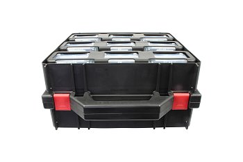 Organizér plastový dvojitý 300x350x145 mm s vyjímatelnými boxy 95x65x65 mm - produktové foto
