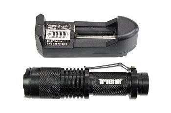 Svítilna příruční LED 5W CREE Q5, nabíjecí, dosvit 200 m - produktové foto