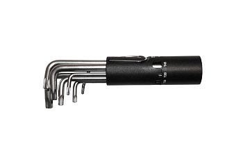 Klíče zástrčné Torx T10 - T50, vrtané, prodloužené, sada 8 dílů - produktové foto