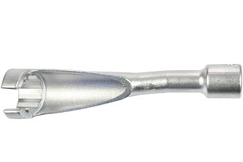 Hlavice nástrčná 3/8", 12ti hran 17 mm, délka 115 mm, proříznutá, vyhnutá, na palivové potrubí - produktové foto