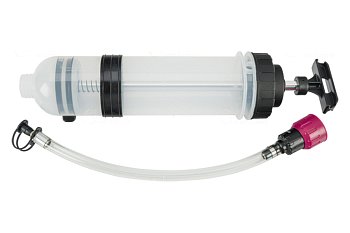 Pumpa sací a vytlačovací 1500 ccm, transparentní se stupnicí, hadice pr. 20 mm, délka 380 mm - produktové foto