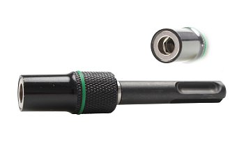 Adaptér SDS Plus pro 1/4" bity, magnetický, délka 89 mm, s čelním magnetem - produktové foto