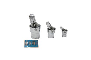 Kardany 1/4" - 1/2", kulové, sada 3 díly - produktové foto