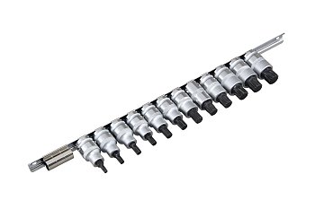 Hlavice zástrčné 1/2", XZN M5 - M17, sada 12 dílů - produktové foto