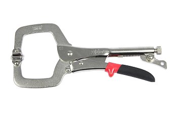 Kleště upínací "grip", délka 330 mm, bodové "C" čelisti, výkyvné, rychlostavitelné - produktové foto