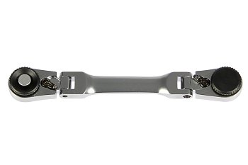 Klíč ráčnový pro 1/4" bity a 1/4" hlavice, výkyvný - produktové foto