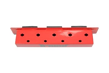 Držák pro 9 ks šroubováků, magnetický, 280 x 65 x 55 mm, vhodný pro montážní vozíky - produktové foto