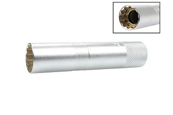 Hlavice nástrčná 3/8", 12ti hran 16 x 90 mm, na zapalovací svíčky vozů Ford - produktové foto