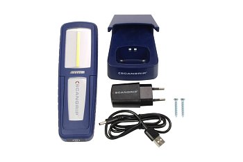Lampa montážní LED COB pásek + 1 LED High power, akumulátorová 3,8 V / 3000 mA - produktové foto