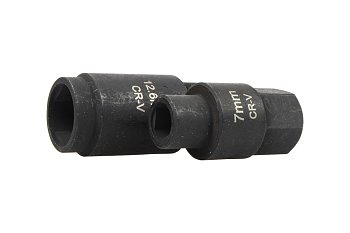 Hlavice nástrčné 1/4", trojúhelníkové 7 - 12,6 mm, na vstřikovací čerpadla  Bosch, sada 2 díly - produktové foto