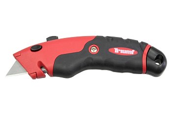 Nůž průmyslový s výměnnou vysouvací trapézovou čepelí - produktové foto