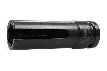Hlavice nástrčná 1/2", 6ti hran 17 mm, délka 85 mm, na lambda sondy a palivová potrubí - produktové foto