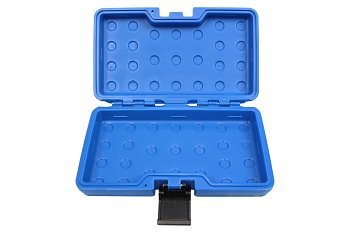 Kufřík plastový BMC 246 x 149 x 54 mm, modrý, logo Triumf - produktové foto