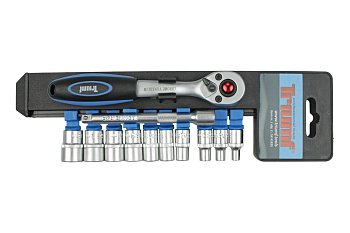 Gola sada 1/4", 6ti hran 4 - 13 mm, v pořadači, 12 dílů - produktové foto