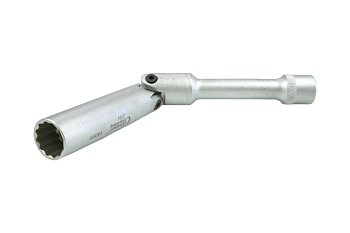 Hlavice nástrčná 3/8", 12ti hran 14 mm, délka 180 mm, výkyvná, na žhavící svíčky - produktové foto