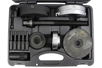 Stahovák kompaktních ložisek, průměr 72 mm, pro koncernové vozy VW, sada 16 dílů - produktové foto