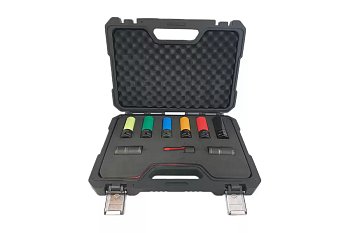 Hlavice nástrčné 1/2", 6ti hran, speciální profil MS, prodloužené, tvrzené, na Alu kola, sada 9 dílů - produktové foto