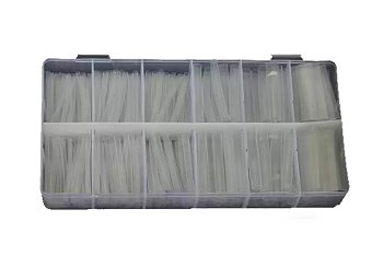 Bužírky smršťovací transparentní, sada 150 dílů - produktové foto