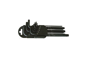 Klíče zástrčné Torx T10 - T50, magnetické, sada 9 dílů - produktové foto