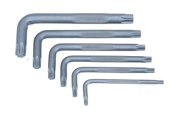 Klíče zástrčné Torx T25 - T55, sada 6 dílů - produktové foto