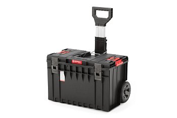 Kufr na nářadí QBRICK Systém ONE Cart s kolečky, objem 52 l, rozměr 585 x 460 x 756 mm - produktové foto