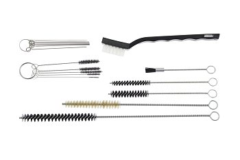 Kartáče zbraňové na čištění stříkacích pistolí, sada 17 dílů - produktové foto