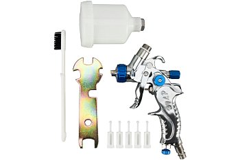 Pistole stříkací HVLP, horní nádoba 120 ml, PROFI, tryska 0,8 mm - produktové foto