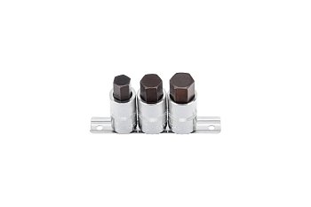 Hlavice zástrčné 1/2", Inbus 14 - 19 mm, sada 3 díly - produktové foto