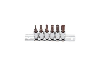 Hlavice zástrčné 1/4", Inbus 3 - 8 mm, Xcess Performance, sada 6 dílů - produktové foto