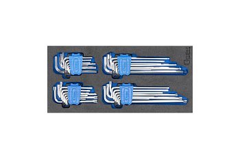 Modul - klíče zástrčné Inbus, Torx, 36 dílů, velikost 1/3 - produktové foto