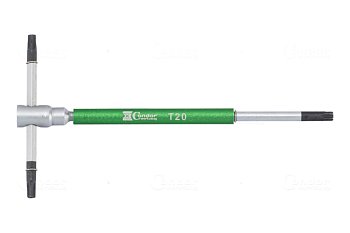 Klíč zástrčný Torx T10 x 125 mm, přestavitelná T-rukojeť a kluzná rukojeť - produktové foto