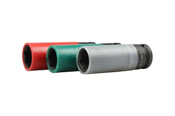 Hlavice nástrčná 1/2", 6ti hran 18,5 mm, prodloužená, tvrzená, na Alu kola, vozů Ford - produktové foto