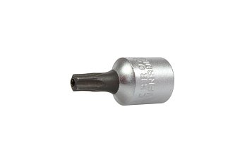 Hlavice zástrčná 1/4", Torx Security TS10, vrtaný, maximální zatížení 25 Nm - produktové foto