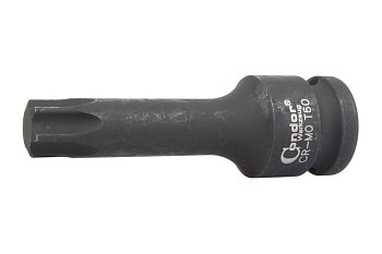 Hlavice zástrčná 1/2", Torx T20 x 80 mm, tvrzená - produktové foto