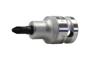 Hlavice zástrčná 1/2", křížová PZ2 x 55 mm, S2, maximální zatížení 50 Nm - produktové foto