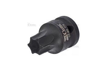 Hlavice zástrčná 1/2", Torx T50 x 40 mm, tvrzená - produktové foto
