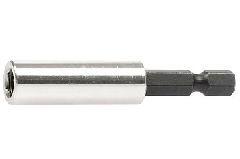 Prodloužení pro 1/4" bity, magnetické, délka 60 mm, s pojistným kroužkem - produktové foto