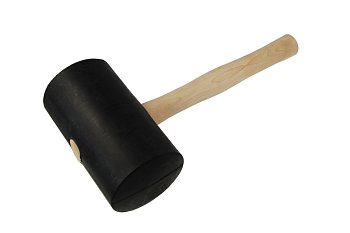 Palice gumová pr.100 x 170 mm, 2000 g, černá - produktové foto