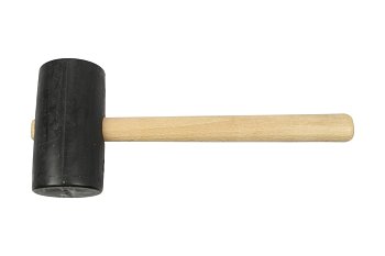 Palička gumová pr.50 x 85 mm, 400 g, černá - produktové foto