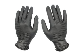 Rukavice nitrilová, mechanická, vel. M, černá, 1 ks - produktové foto