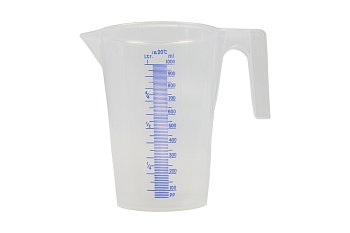 Nádoba odměrná, plastová, objem 0,25 l (250 ml) - produktové foto