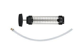 Pumpa sací a vytlačovací 500 ml, transparentní se stupnicí, hadice pr. 12 mm, délka 600 mm - produktové foto
